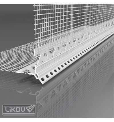 LK-H 03 PVC 100/2500/VERTEX/lišta rohová 3mm